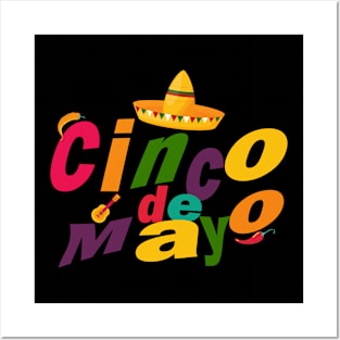 Mexican Fiesta Cinco De Mayo Party Gift Posters and Art